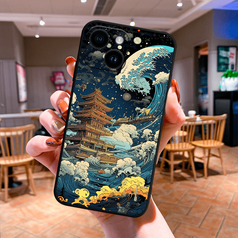 

Aesthetic Landscape Tpu Anti-slip Anti-fingerprint Phone Case For Iphone 15/14/13/12/11 Pro Plus Max/xs Max/x/xr/8/7/6/6s/se/2020/2022/12/13/14 Plus Mini