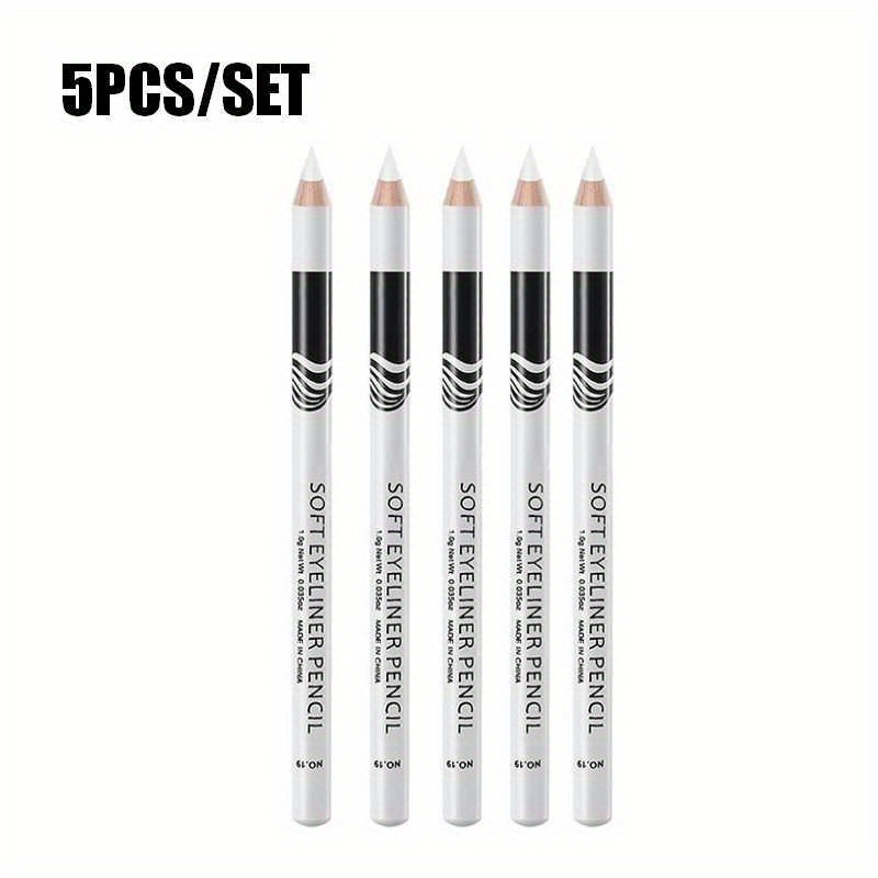White Eyeliner Pencil Highlighter Eyeliner Pencil Eye Makeup Waterproof Long-lasting Eyeshadow Women Makeup