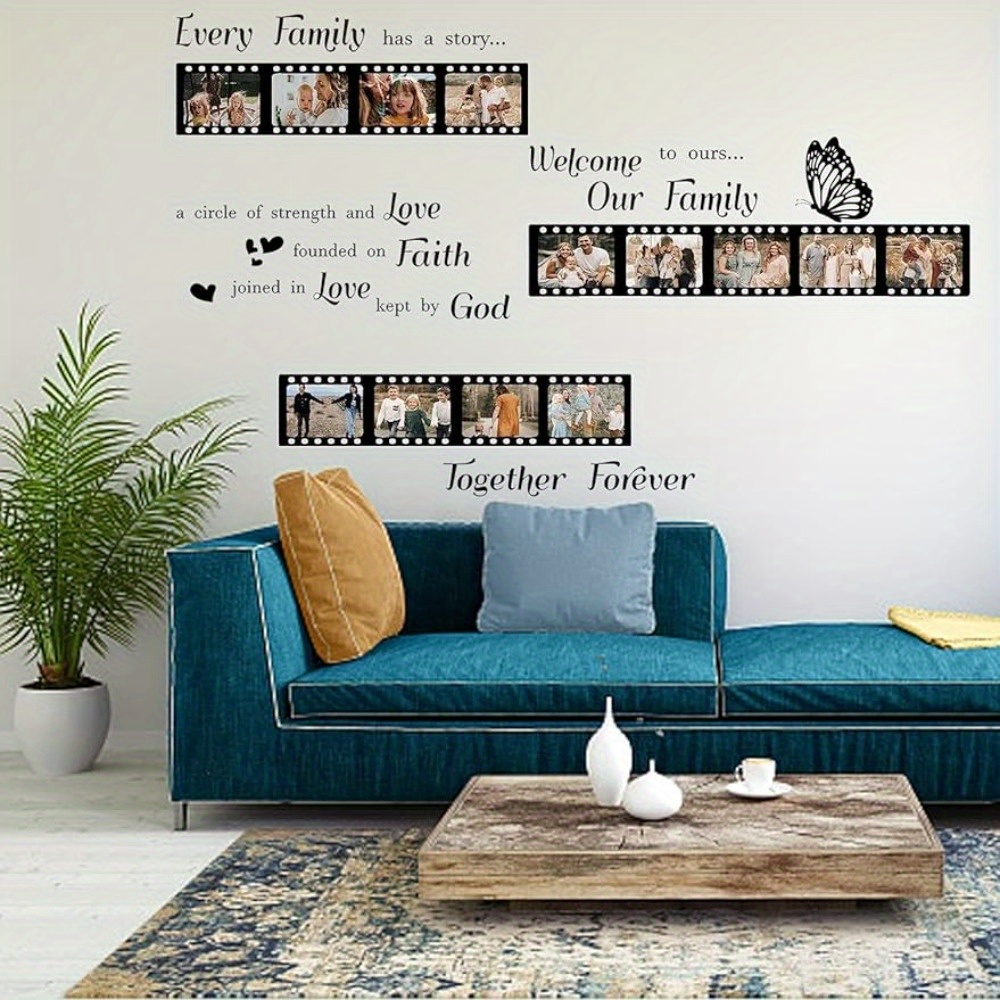 Family Wall Art Vinyl Decal Sticker – UK Made, TLK Designs, Bathroom/Living Room