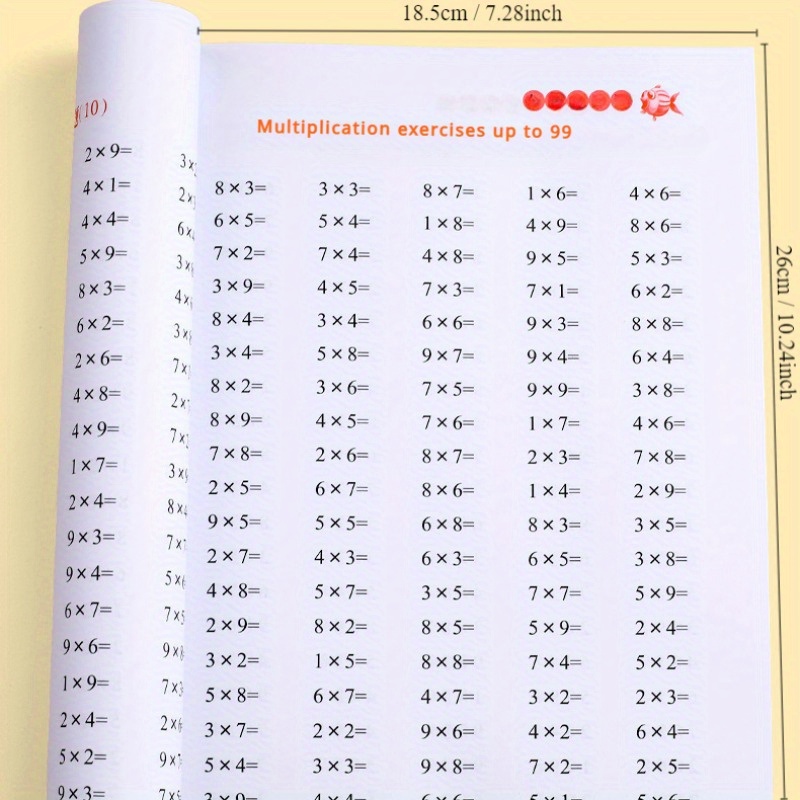 Libro De Ejercicios De Matemáticas Para * De *, Libro De Ejercicios De Matemáticas Para Multiplicación Y División, Tarjetas De Multiplicación Y División, Cuaderno De Ejercicios De Aritmética