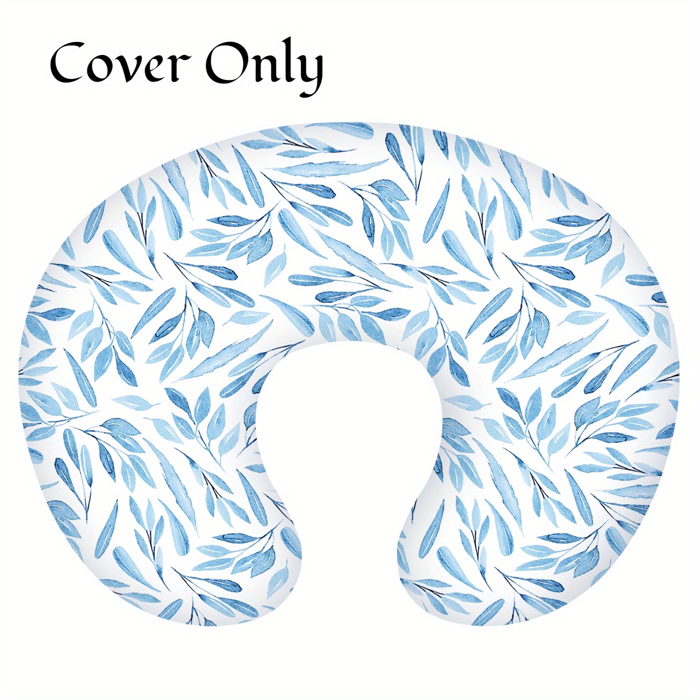 thumbnail image 2 of Nursing Pillow Cover, Ultra Soft Case For Baby Boy And Girls, Stretchy Removable Slipcover For Breastfeeding Pillows, Red Flower 2 of 11