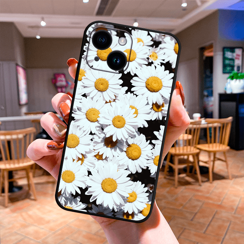 

Beautiful Flower Tpu Anti-slip Anti-fingerprint Phone Case For Iphone 15/14/13/12/11 Pro Plus Max/xs Max/x/xr/8/7/6/6s/se/2020/2022/12/13/14 Plus Mini