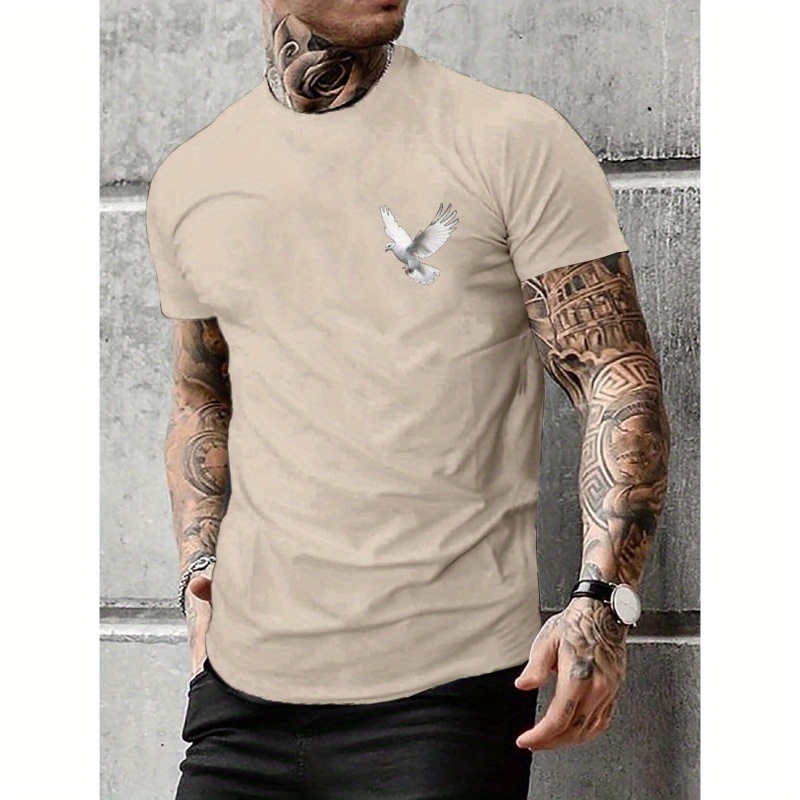 

Print T Shirt, Tees For Men, Casual Short Sleeve T-shirt For Summer
