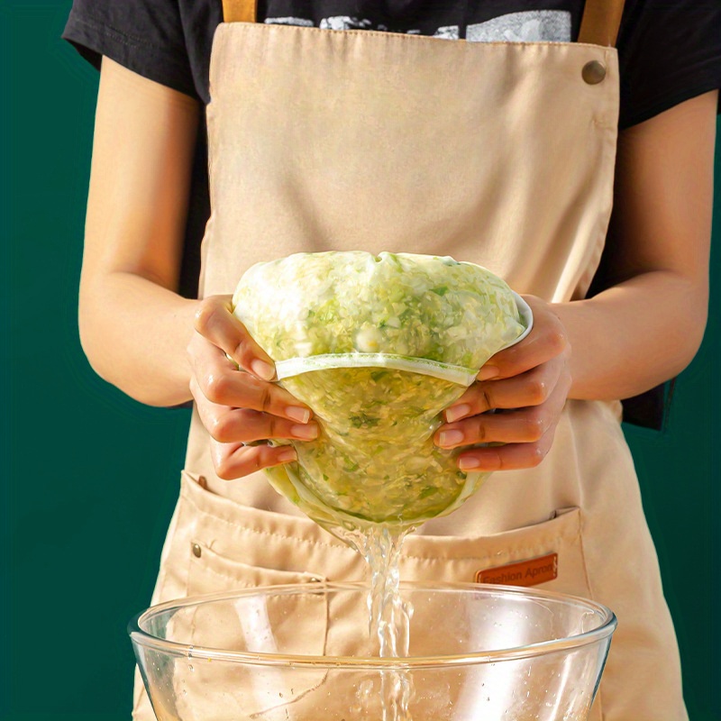 家庭用野菜水切り袋 餃子の具の水切り器 野菜の具詰め袋 豆乳ろ過袋 除水機 野菜プレスツール - Temu Japan