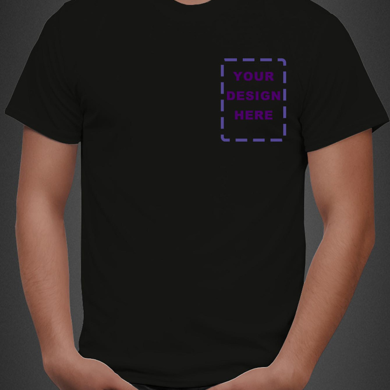 

Plus Size Customized Print T-shirt, Men's Short Sleeve Casual Tee Stretch Loose Tops For Summer Everyday, Personalized Clothing