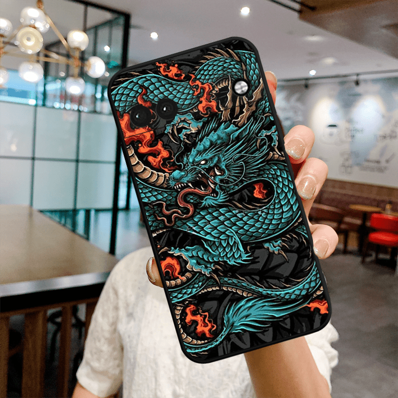

Cool Dragon Tpu Protective Silicon Soft Shockproof Phone Case For Pixel 6/6 Pro/6a/7/7 Pro/7a/8/8 Pro Gift For Birthday/easter/boy/girlfriends