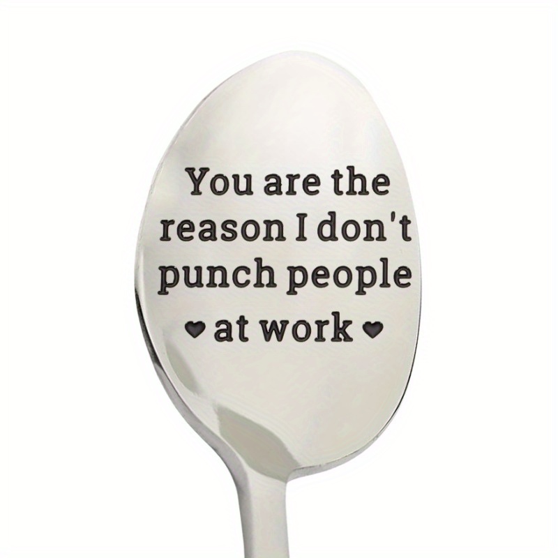 

1pc For Employee For Leaving, Spoon, Tea Spoon For Engraving Spoon Engraving Spoon