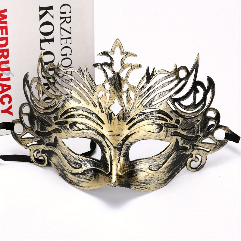 Masquerade Roman Style Mask Half Face Rave Mask Party - Temu