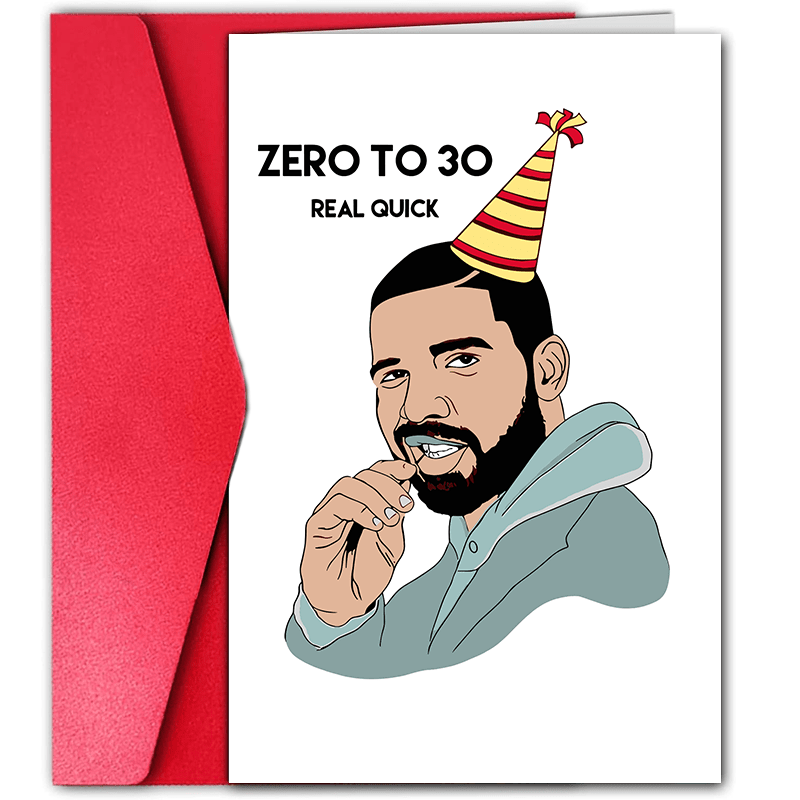 

Hilarious 30th Birthday Card With Bold For Man Design - Perfect Gift , Family & Colleagues