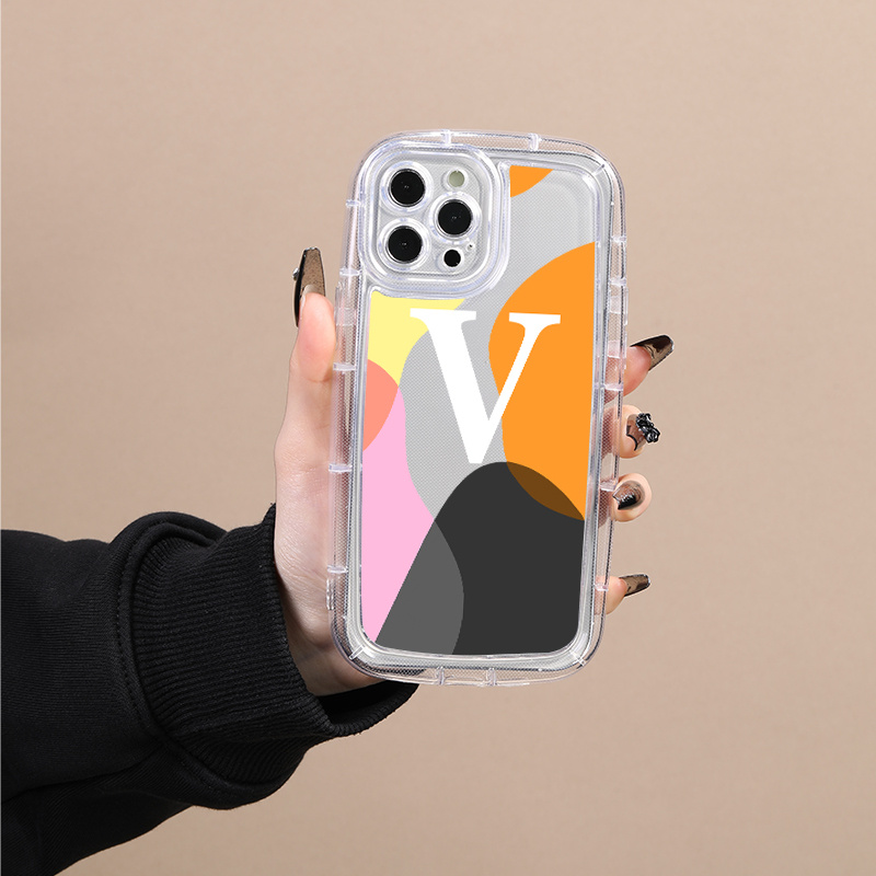 Silicone Shockproof V Phone Case Iphone 11 12 13 14 15 Pro - Temu Australia