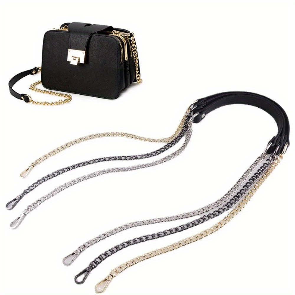 Bolsa de cadena para bolsa, piezas, accesorios, bolsas, cadenas,  cinturón de oro, accesorios de bolso, bolsa de aleación de metal, correa de cadena  para mujer, bolsos y correas de cinturón (color 