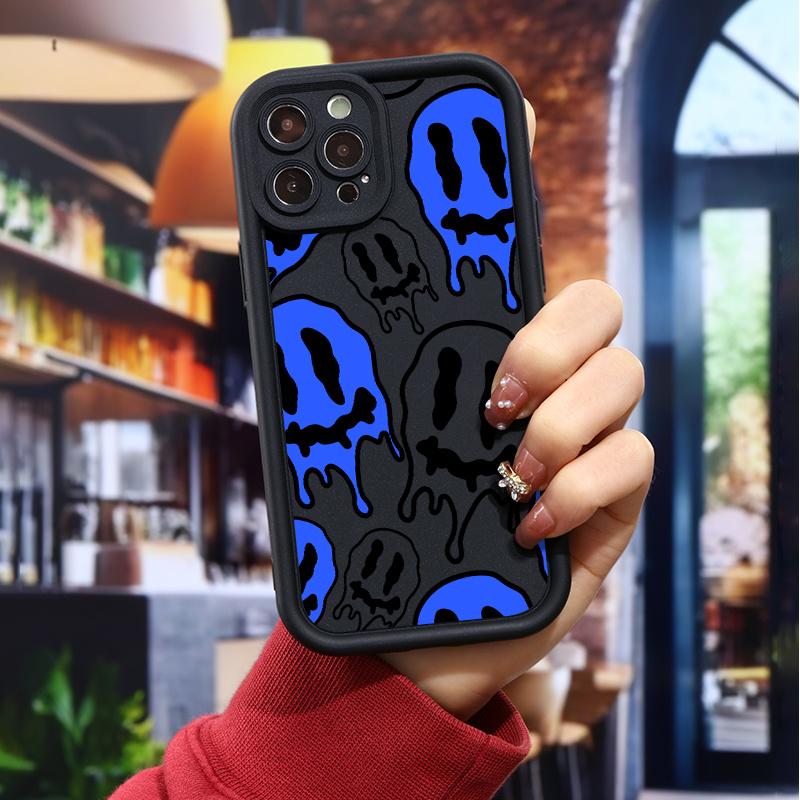 

New Case Luxury Shockproof Grimace For Iphone 11 12 13 14 15 Pro Max Mini For X Xs Max Xr 7 8 Plus 7p 8p Se 2 Se3 Phone Case