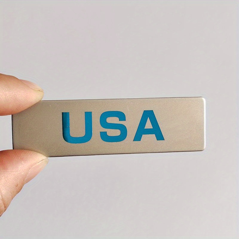 

Personalized Steel And Adhesive Backing, Size 7x2cm. Nameplate .