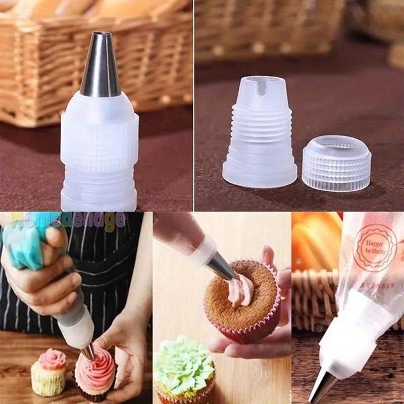 10pcs icing piping nozzles tips cake decorating converter coupler pastry tool piping tips accessories baking tools details 2