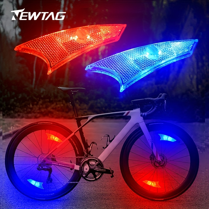 Luces Coloridas Ruedas Bicicleta Montar Noche Ciclismo Luces