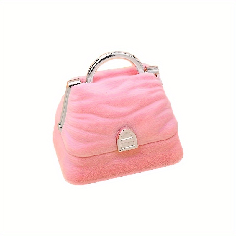 1pc Of A Creatively Designed Cute Handbag Jewelry Box, Suitable For Packaging Jewelry, Including Rings And Necklaces, Jewelry Boxes