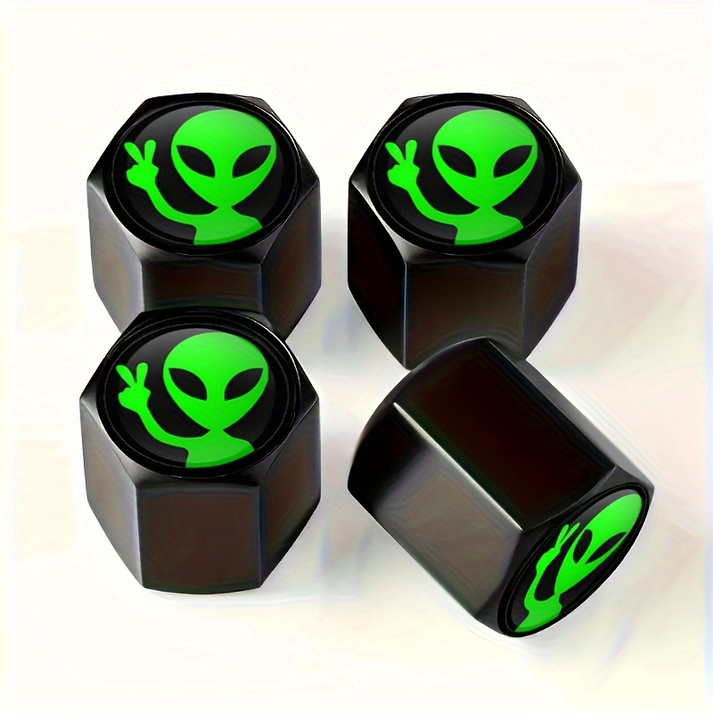 Image of 4pcs Car Wheel Tire Valve Cap Stem Car Styling Truck Car Motorbike Bike Additions