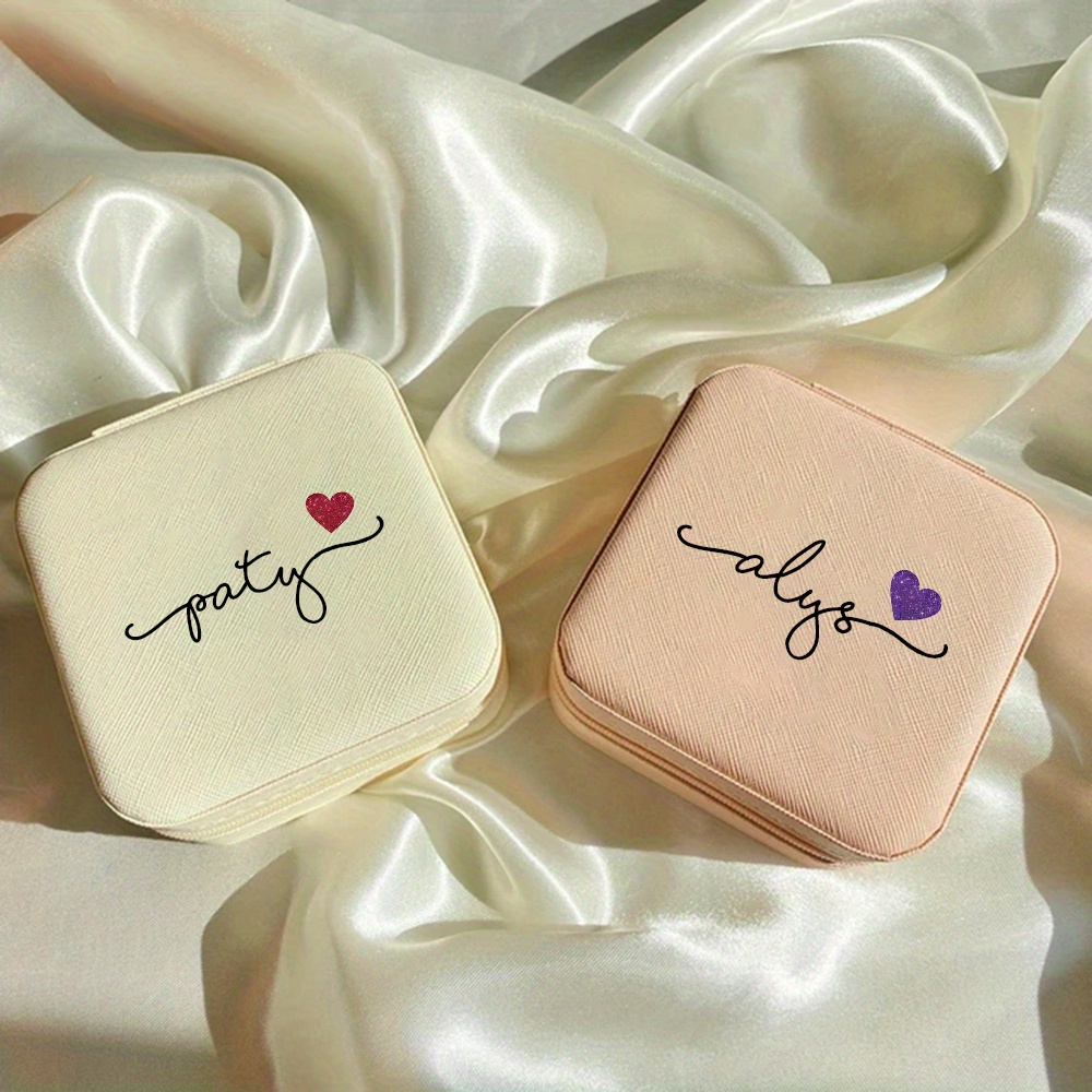 

Retro Pu Jewelry Box, For Men And Women, For Gift, Personalized Products, 1pc