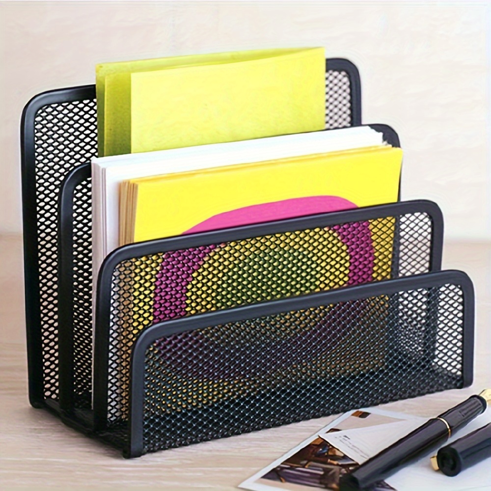 

1pc 3- Desk Organizer, Desktop , File , Out For Desktop ,