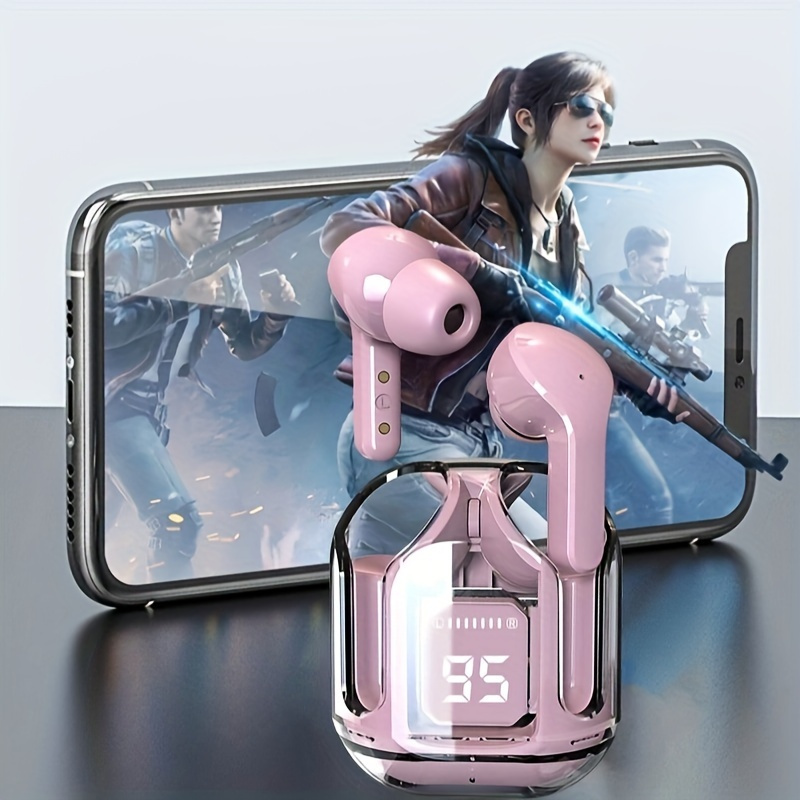 New Air 39 Auricolari wireless ENC trasparenti alla moda con cancellazione del rumore, funziona con tutti i telefoni cellulari_voghion.com