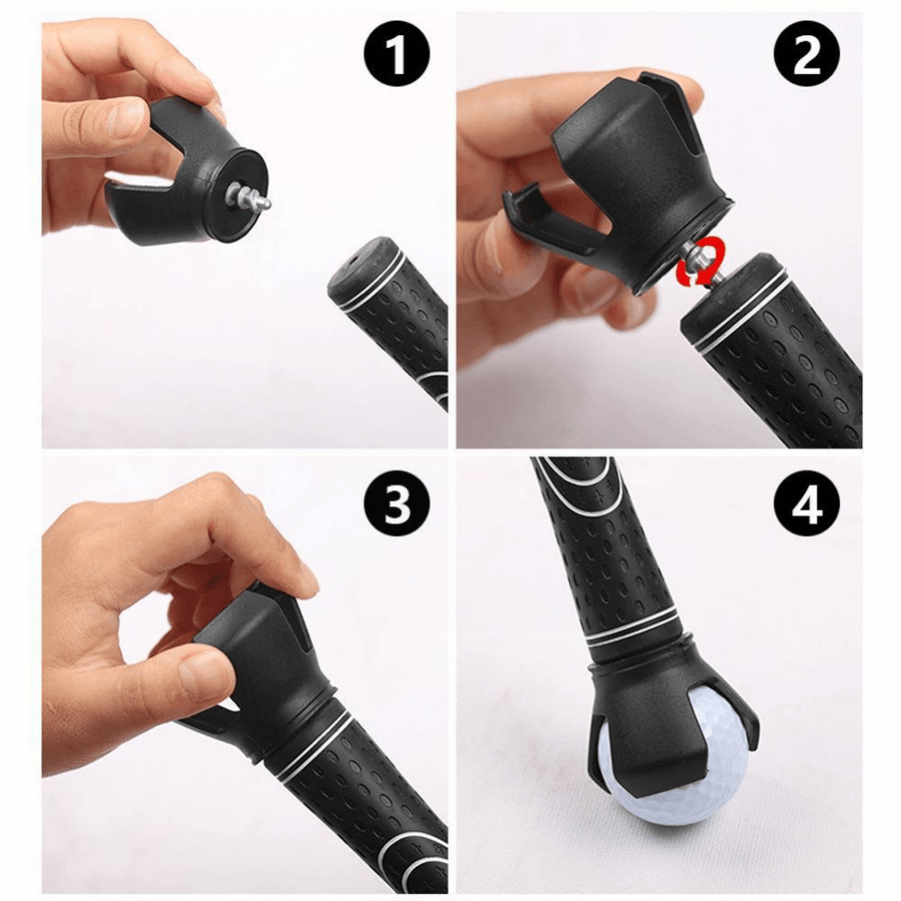 1pc 3pcs golf balls picker ball pick up clamp golf supplies practical golf training aids details 4