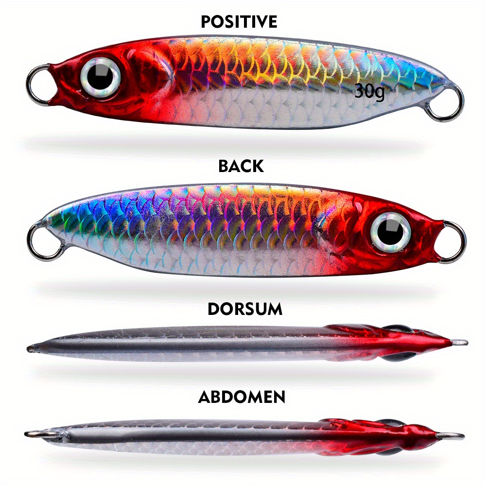 Lot De 5 Leurres De Pêche Métal Cuillère - 7 Cm, 21 G - Hameçon Triple - Pour Truite, Perche, Brochet - Eau Douce Et Mer - 5