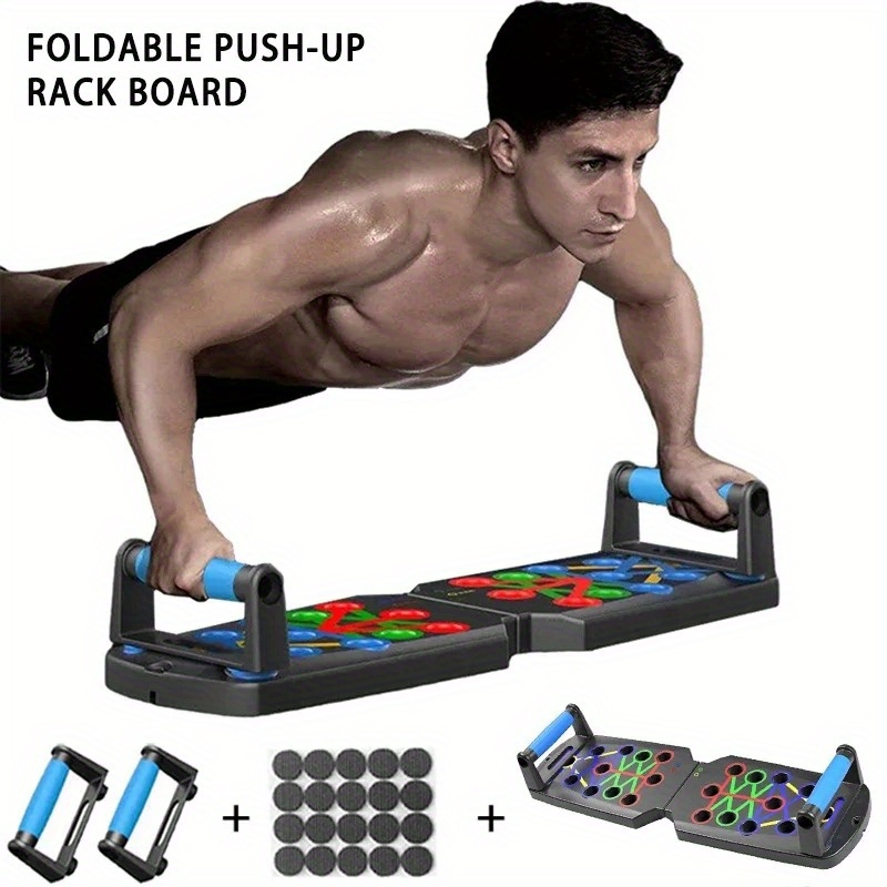 

1pc Multifunctional Push-up Board, With Non-slip Mat, Suitable For Fitness, Abdominal Core Training, Chest Muscle Exercise