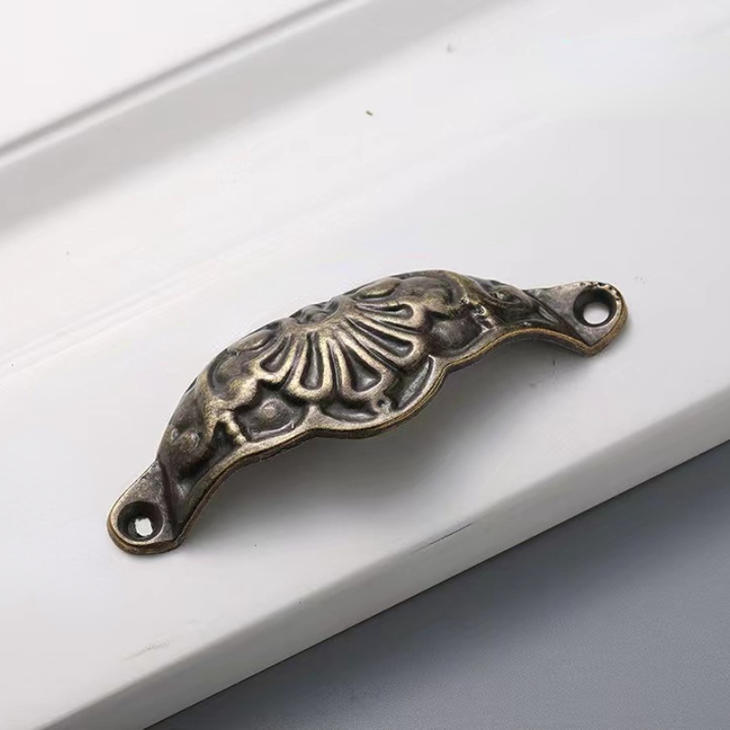 Vintage Handle Shell Half Round Drawer Handle Suitable - Temu