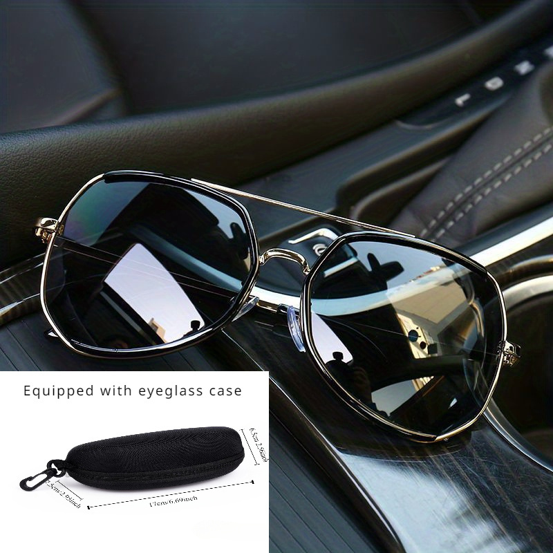 1pc Men's Daily Casual Sunglasses, PC Lens Outdoor Sports Sunglasses