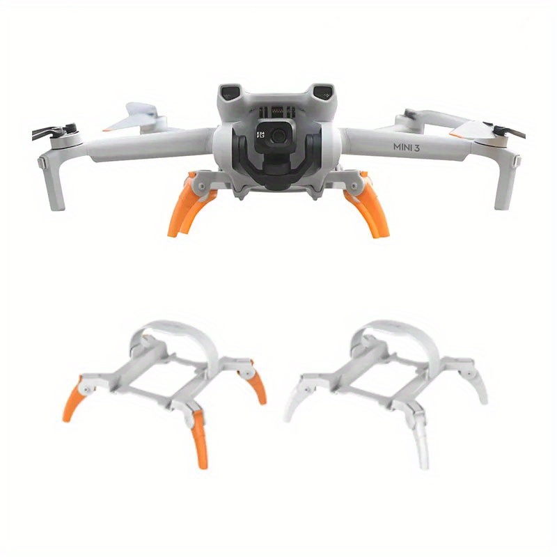 

3 Drone Accessory Kit: Gear With Spider Leg Extensions & Support Protector - Abs Material