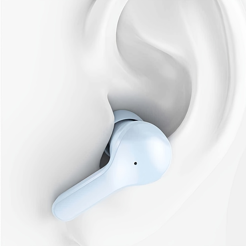 Mini cuffie intrauricolari wireless trasparenti TWS con display a batteria a LED_voghion.com