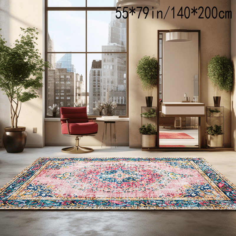 

1pc Creative Pattern Carpet Area Rug Hotel Living Room Bedroom Soft Carpet Machine Washable Non-slip Backing Living Room Bedroom Study Dining Room Office Entry Door Indoor Decorative Carpet Floor Mat