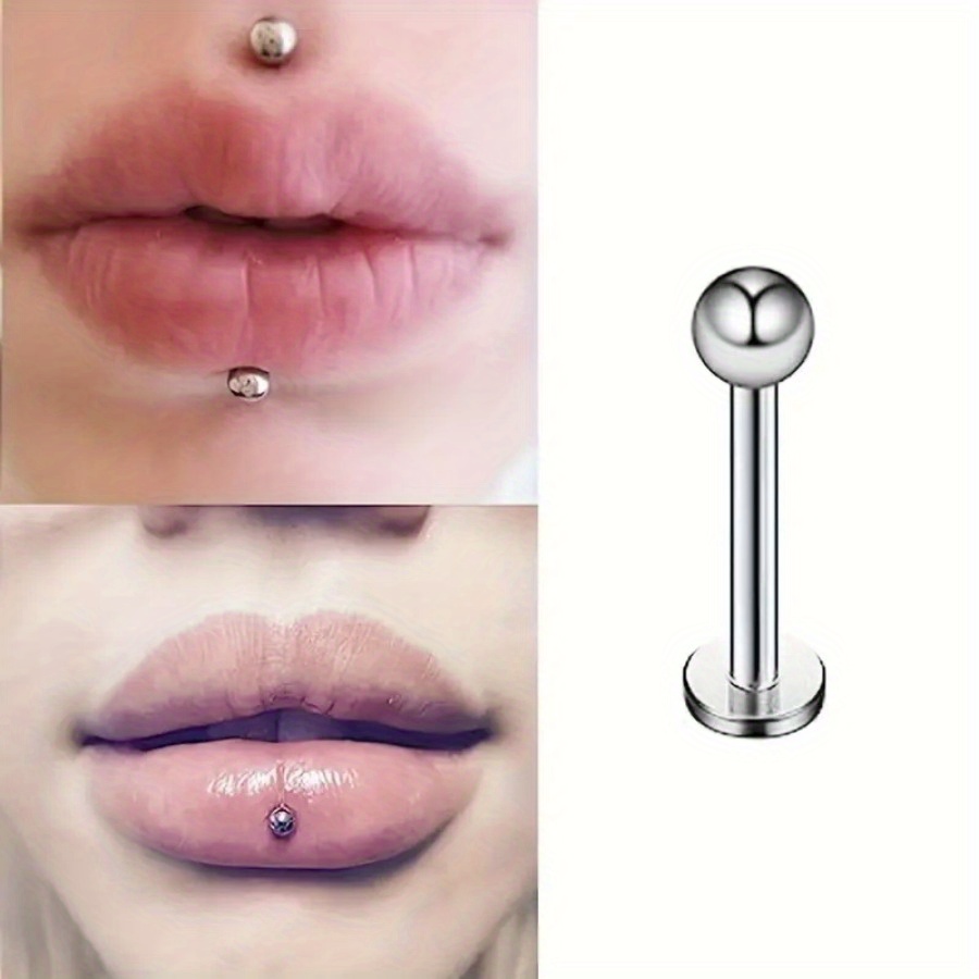 5pcs g23 titanium labret lip stud tragus helix cartilage Temu