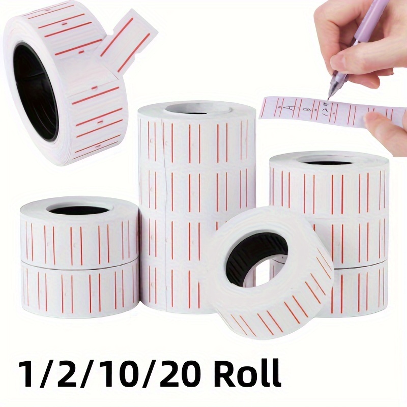 

1/2/10/20 Rolls Adhesive Tag , Tag Labeller