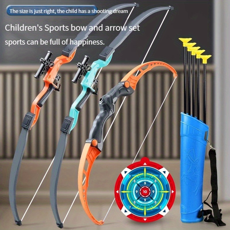 Kids Archery Set 2 In 1 Bow Arrow Toys For Boys Girls Ages 3 8 Hunting Game  Shooting Targets Suction Cup Arrows - Sports & Outdoors - Temu