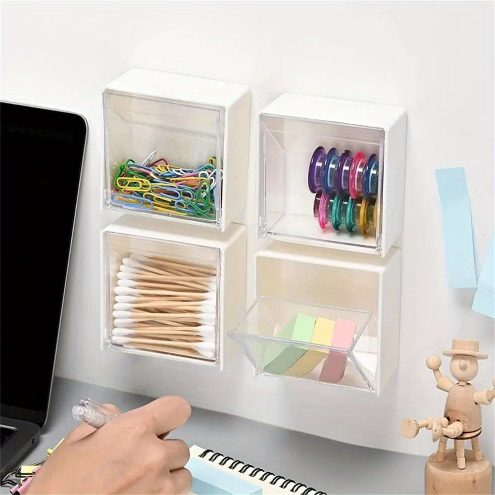 Desktop Covered Storage Box Swabs Dental Floss Small - Temu