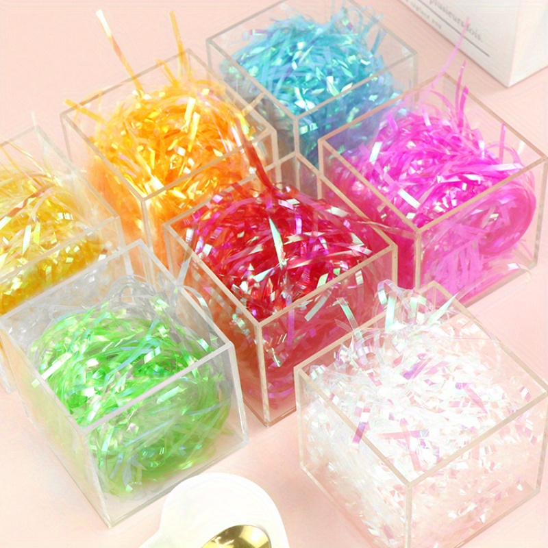 Juego De Relleno De Envoltura Relleno De Papel De Rafia Relleno De Papel  Triturado Embalaje De De Regalo Papel De Seda Arrugado Manualida