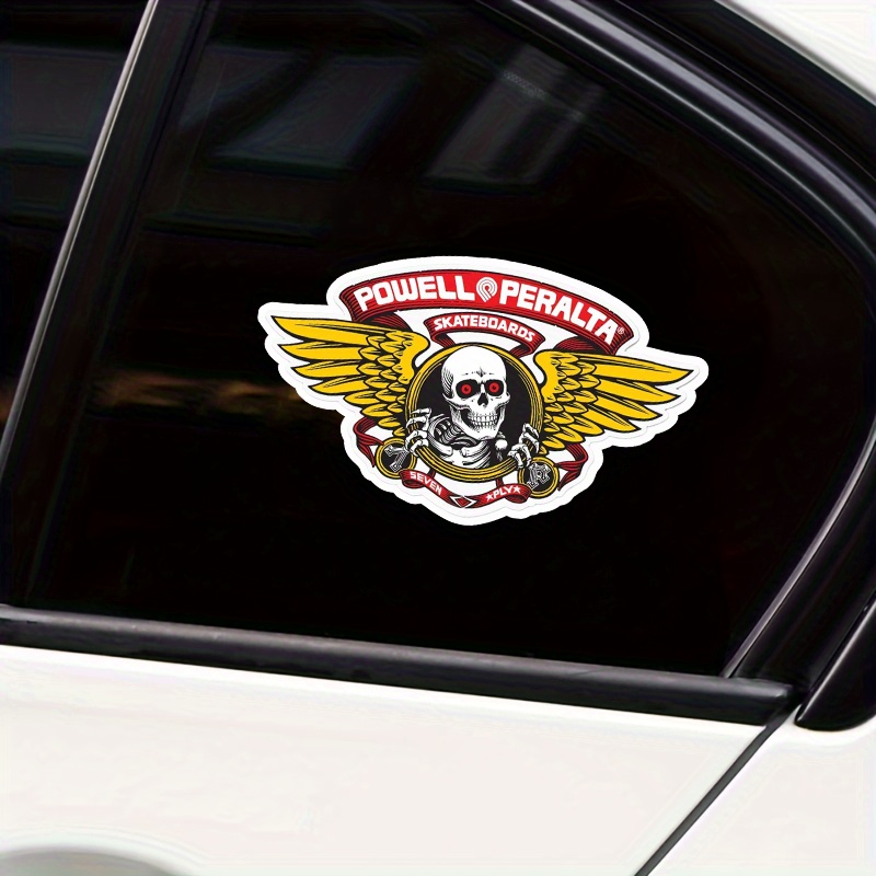 

Powell : With Wings - Car Sticker For Left Side