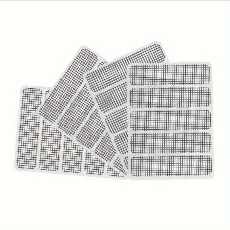 10 20pcs Drain Hole Anti mosquito Stickers Screen Window Mosquito Net Embroidered Cloth Stickers Mosquito Repellent Patches Keep Your Of Bugs