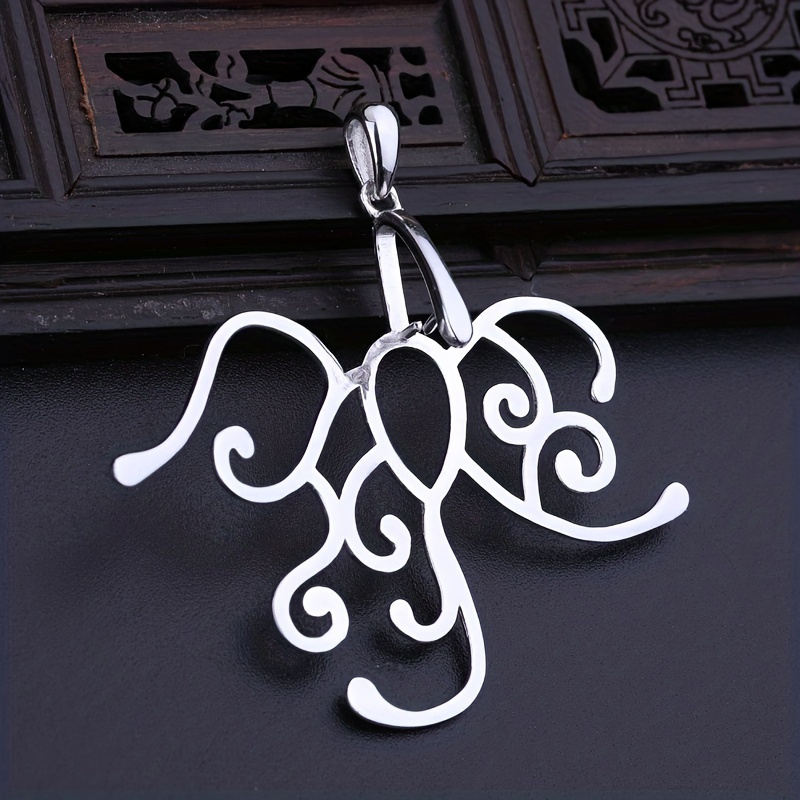 925 Sterling Silver Style Pendant Blank Tray for Irregular Pendants