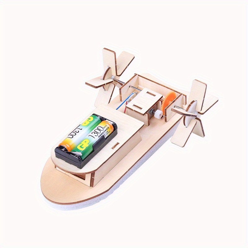 

Physics Science Small Making Small Invention, Diy Material Student Handmade Homemade Science Experiment Teaching Aids, Wooden Toy, Small Boat, Educational Toy