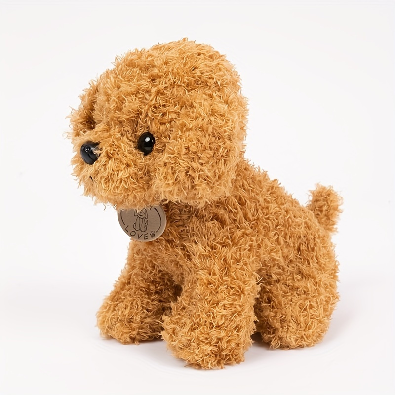 Adorable Simulated Teddy Dog Valentine's Day. Plush Toy - Temu