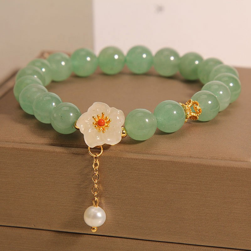 

1pc Charm Elegant Bracelet, Suitable For Women Men, Fashion Natural Jade Bracelet, Suitable For Family Friend