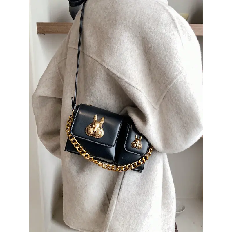 rabbit bag shoulder bag details 1