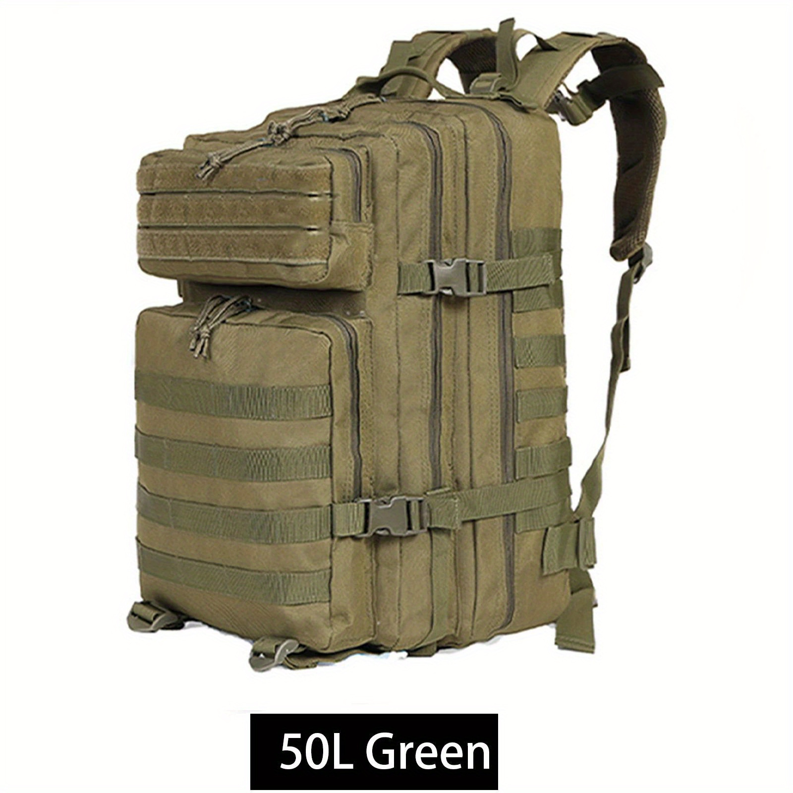 Zaino Caccia HOW'ON 30L - Impermeabile Mimetico, Tessuto Oxford, Per Outdoor