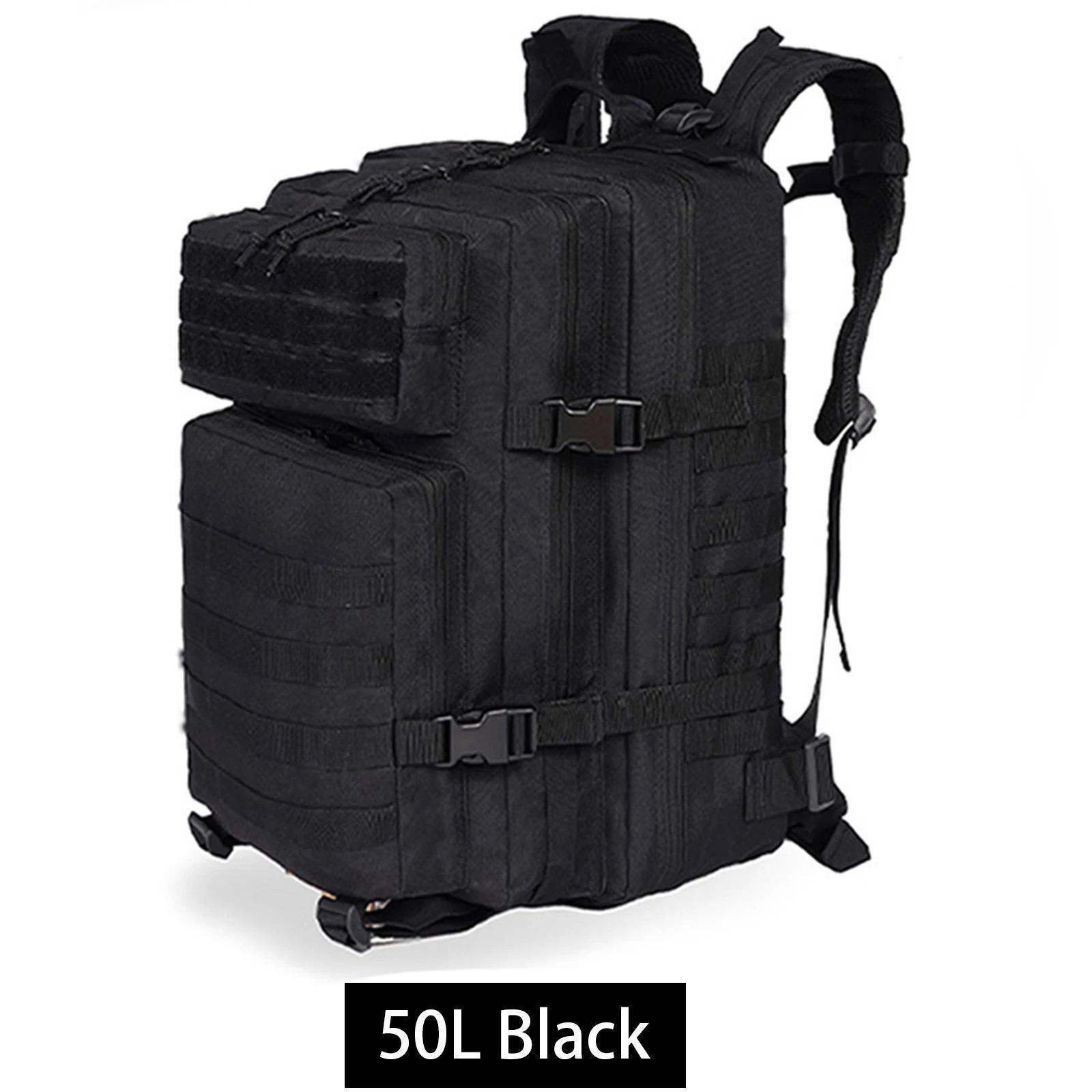 Image of Nylon Backpacks In 50l Or 30l Sizes, Suitable For Camping, Hunting, Fishing, And Trekking