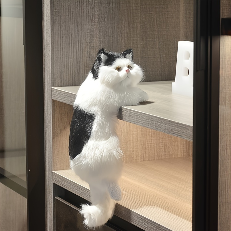 

1pc Novel Handmade Simulation Plush Cat Pet Plush Toy Home Decoration Creative Gift 11.81*7.87*5.91inch 160g