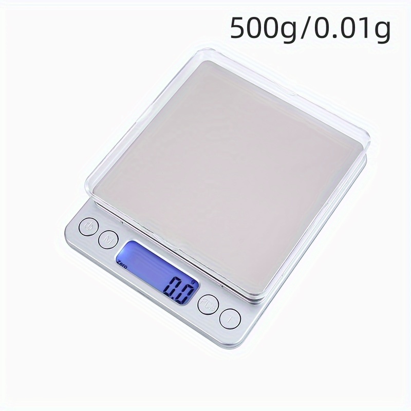   digital kitchen scale 500g 0 01g 3kg 0 1g   lcd display battery operated batteries not included durable abs material
