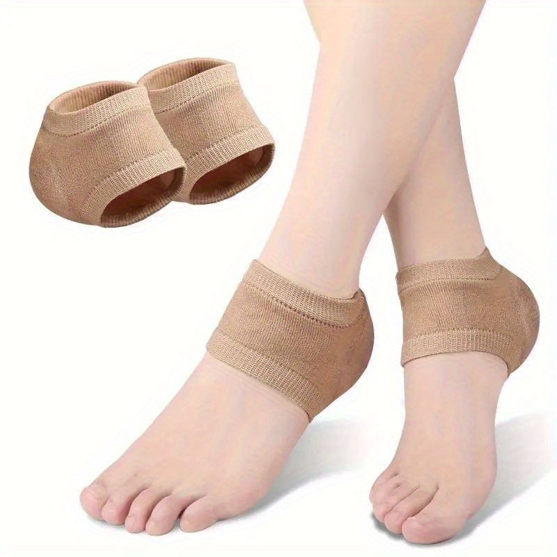 Plantar Gel Heel Pad Fasciitis Socks Worn In Shoes Thin Heel - Temu Canada