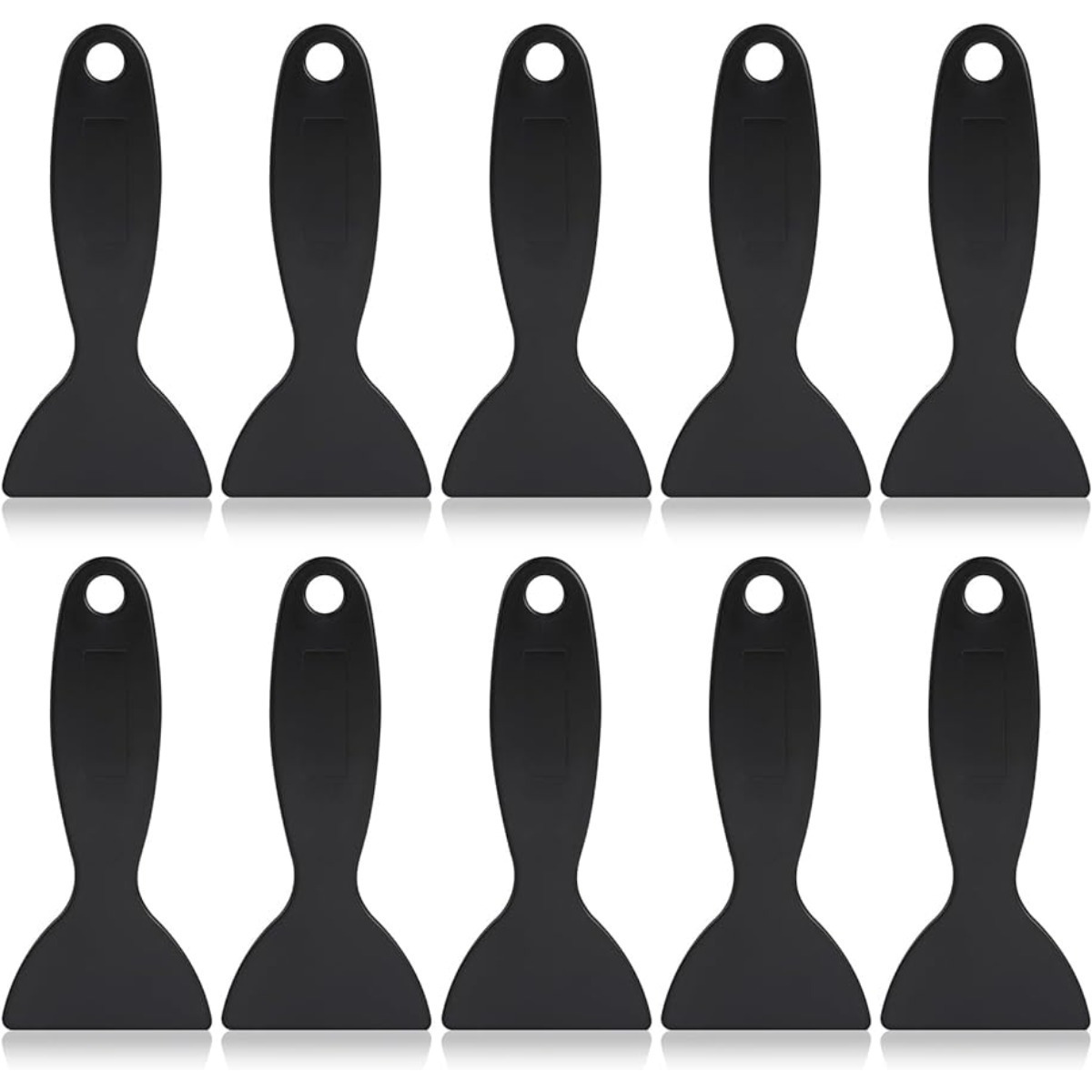 

10pcs Plastic Spatula Scrapers, Knifes, Air Remover Installation Tool For 3d Removal, Spackling, Decal, ,